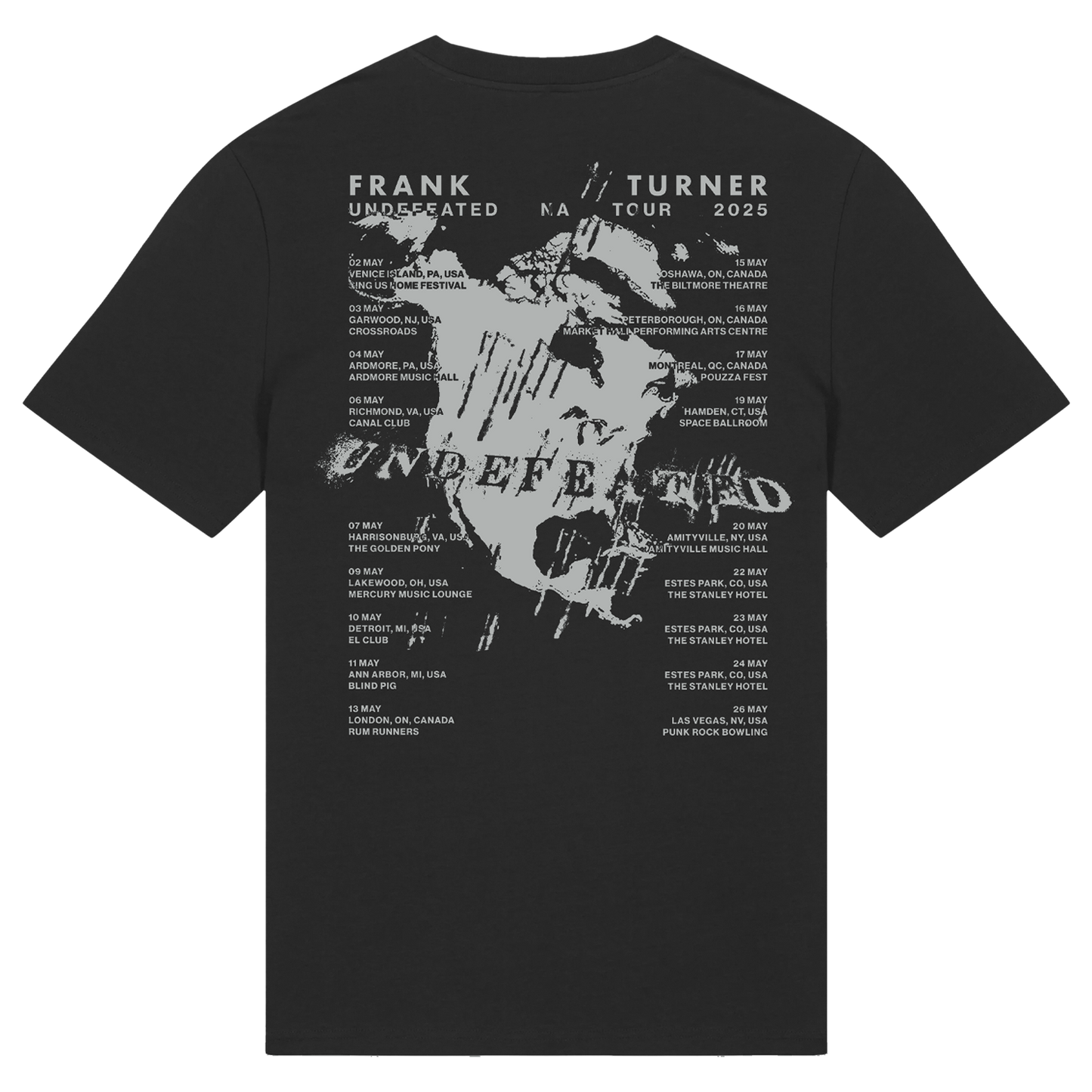 Undefeated 2025 Tour Tee